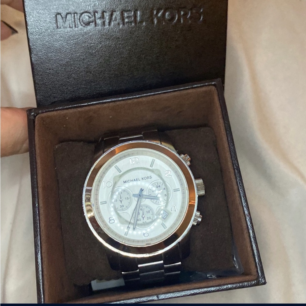 Women’s oversized Michael Kors watch